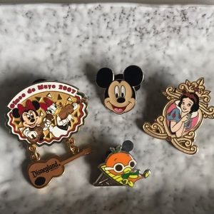 Lot of Disney Official Pin Trading Pins.